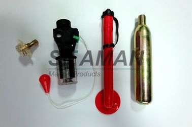 Clip oral del tubo de la base de la válvula de los accesorios del chaleco salvavidas del dispositivo automático del equipo del rearmamento
