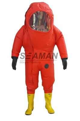 Traje de protección química hermético para trabajos pesados con certificado CCS