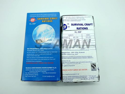 SOLAS MED / CCS ración de alimentos de emergencia 5 años marca Rongsheng